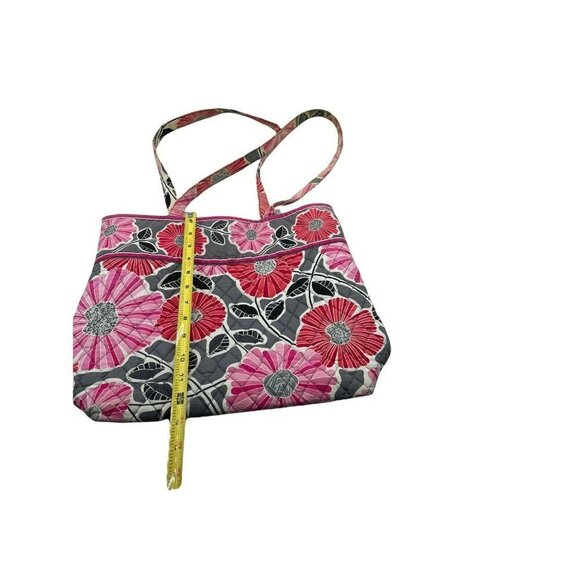 Vera Bradley Quilted Floral Tote Purse - Picture 5 of 9
